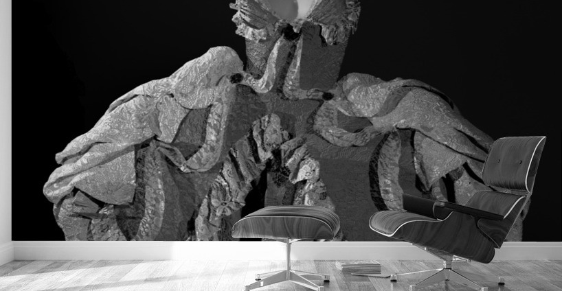 Paris 18th Century - Haute Couture - Ballet Theater  Wall Murals