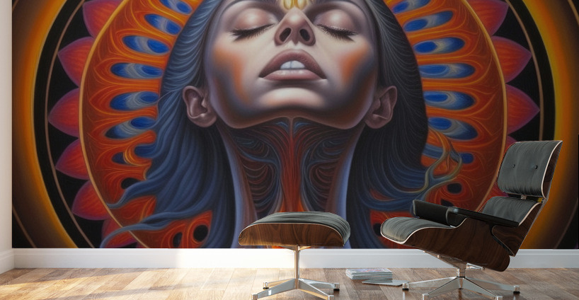 Pleasure in Orgasm Wall Murals