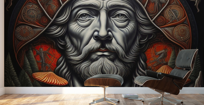 Unveiling Wisdom Wall Murals