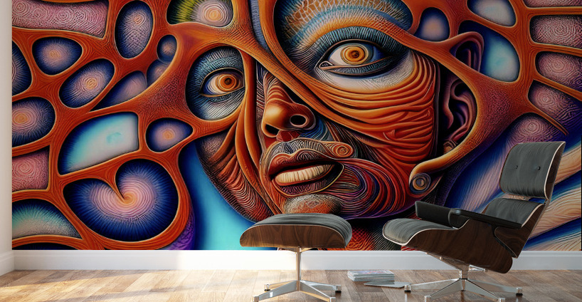 Compartmentalizing Pain Wall Murals