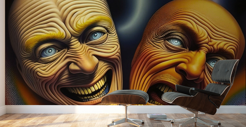 Joy and Sorrow Wall Murals