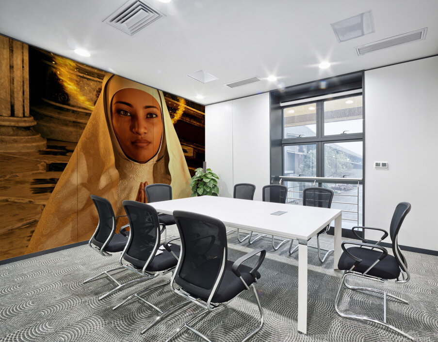 Saint Monica of Hippo   78MP 2:3 ratio  Wall Printing
