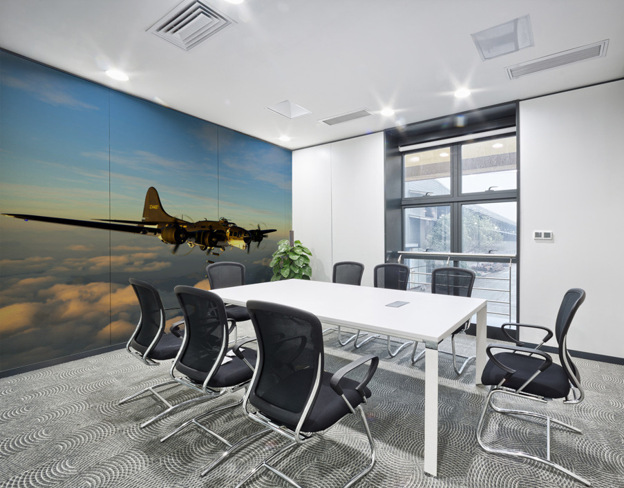 Boeing B-17 Flying Fortress Bomb Drop 2 color Wall Printing