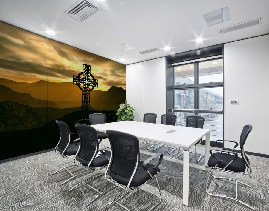 Celtic Cross Wall Printing