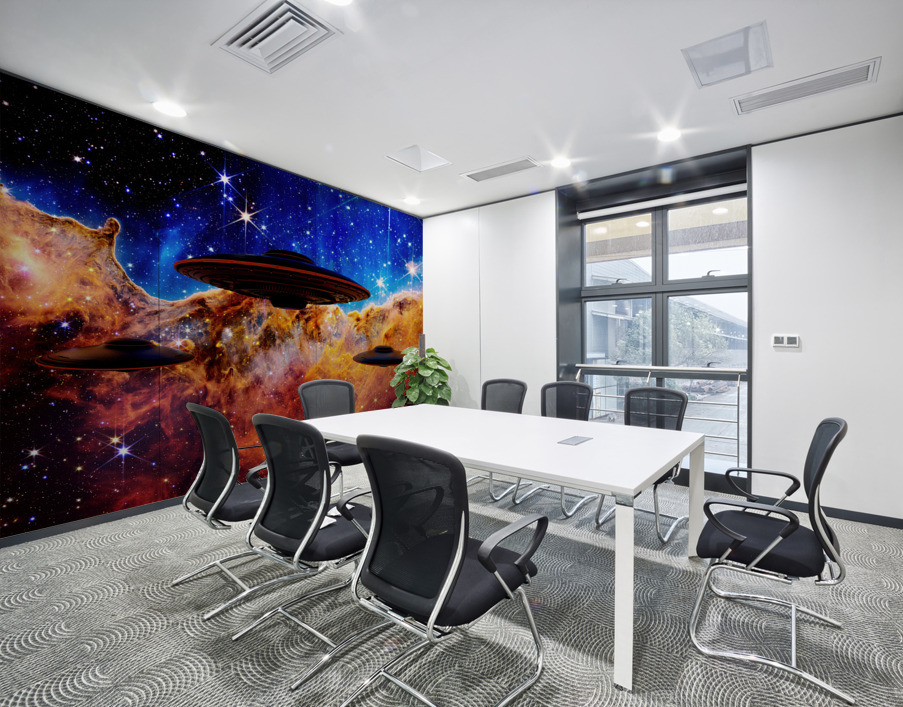 Carina Nebula James Webb Telescope UFO  Wall Printing