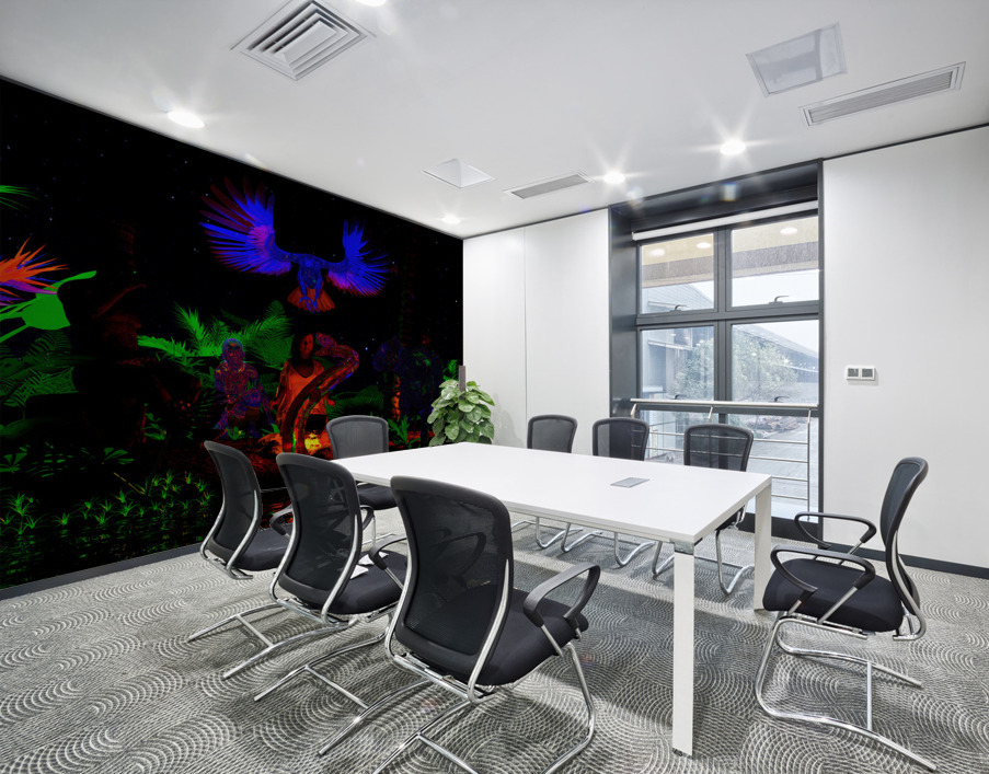 Ayahuasca - Masculine and Feminine Energy Enhanced Wall Printing