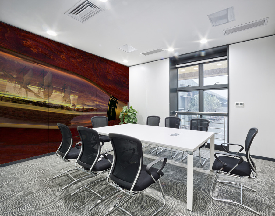 Impossible Ship in a Bottle Wall Printing