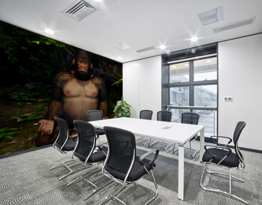 Yo-Gorilla - Transitioning through Meditation Wall Printing