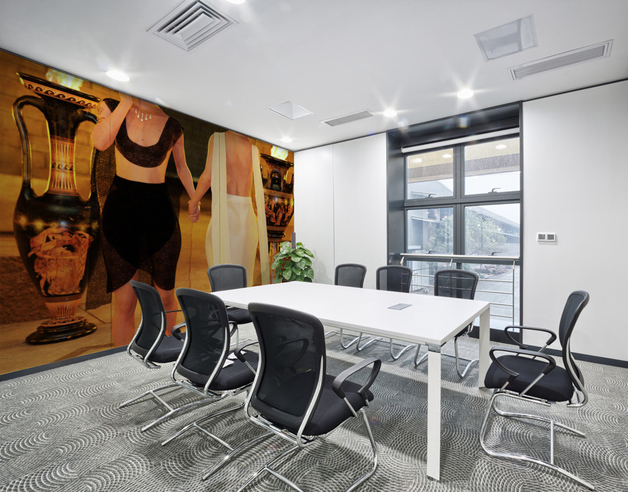 Yin and Yang as Twin Women Wall Printing