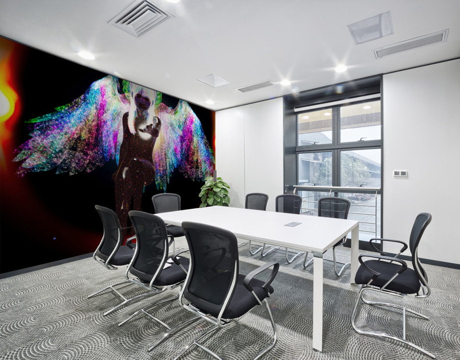 Psychedelic Ayahuasca Angel - DMT Journey Wall Printing