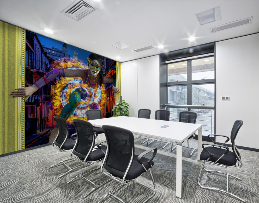 Out Of Mardi Gras Bourbon Street New Orleans Louisiana  Wall Printing