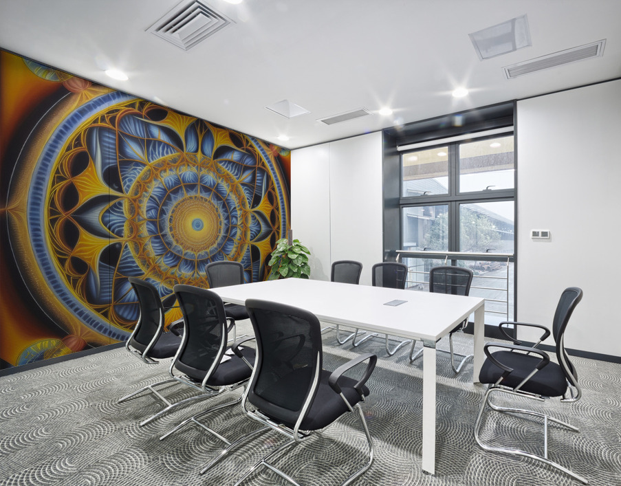 Tapestry of Vibration Wall Printing