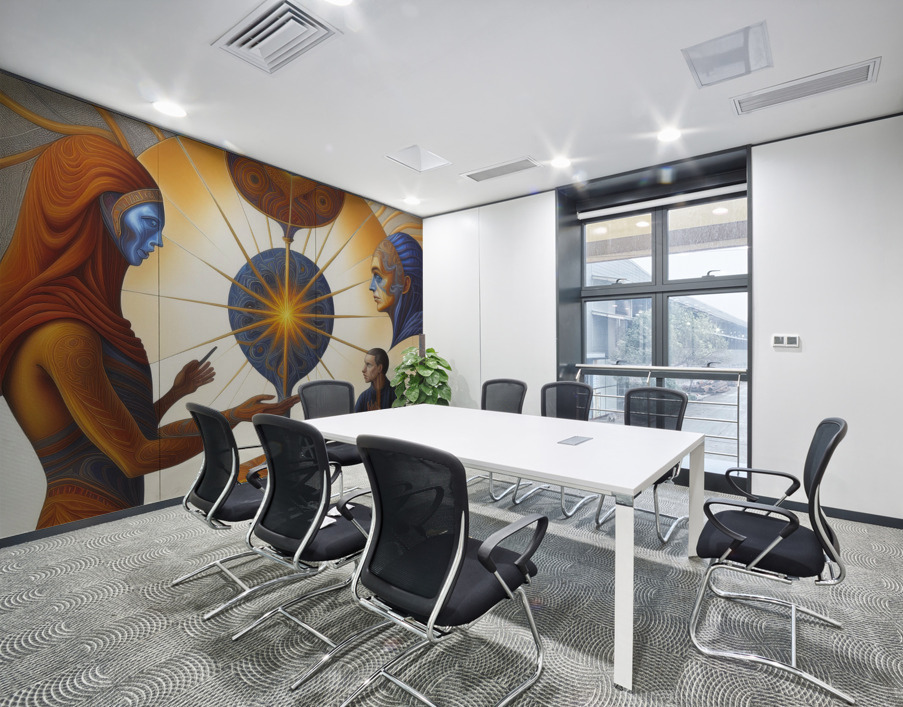 Gift Giving Wall Printing