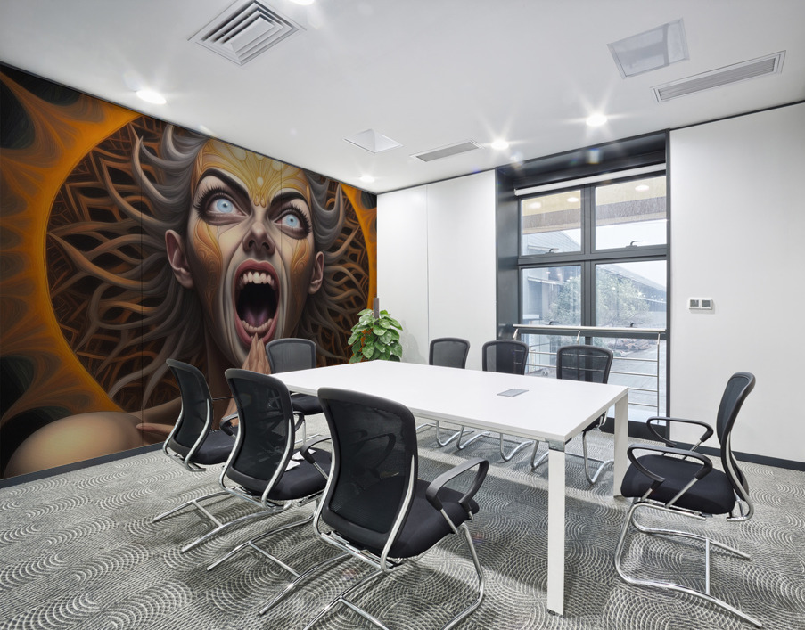 Human Suffering Wall Printing