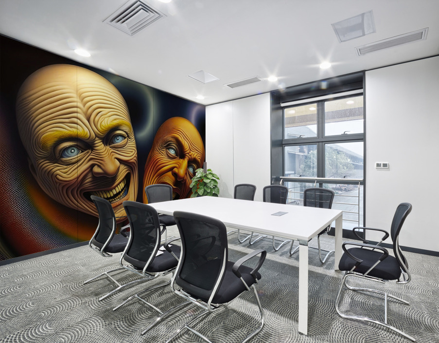 Joy and Sorrow Wall Printing