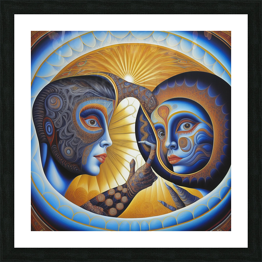 Artistry of Conversation Picture Frame print