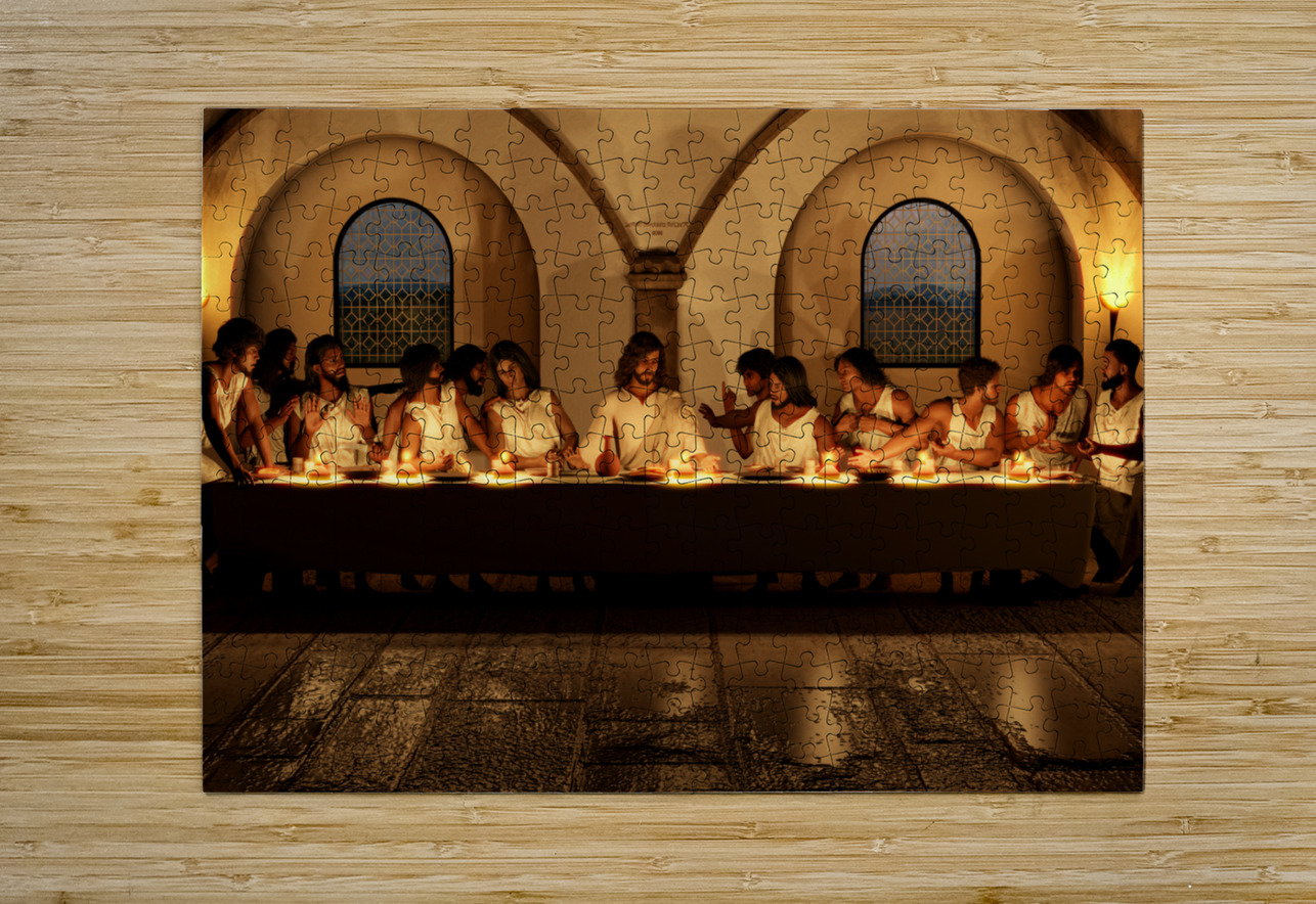 The Last Supper - 250MP 5:8 ratio Kevin Michael VerKamp Puzzle printing
