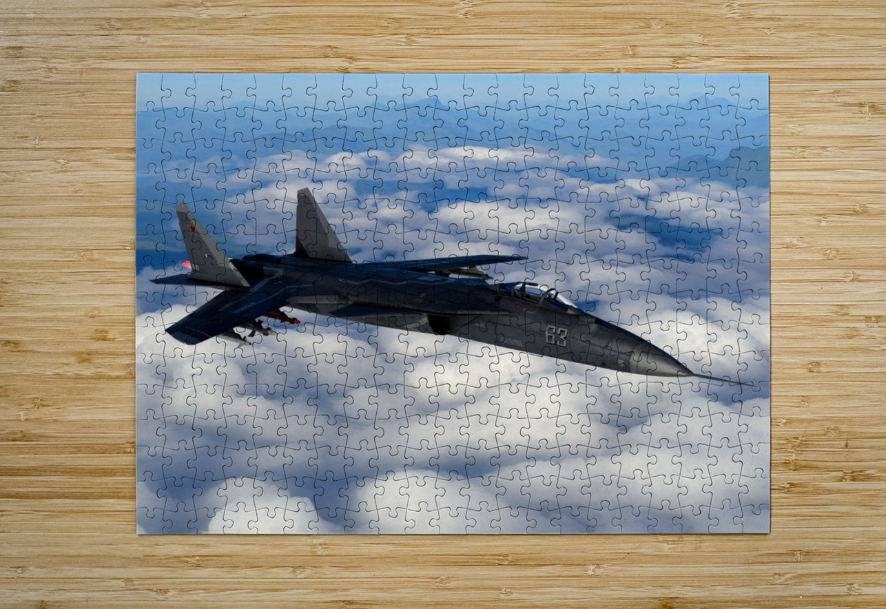 Sukhoi Su-47 Berkut SUKOI Kevin Michael VerKamp Puzzle printing