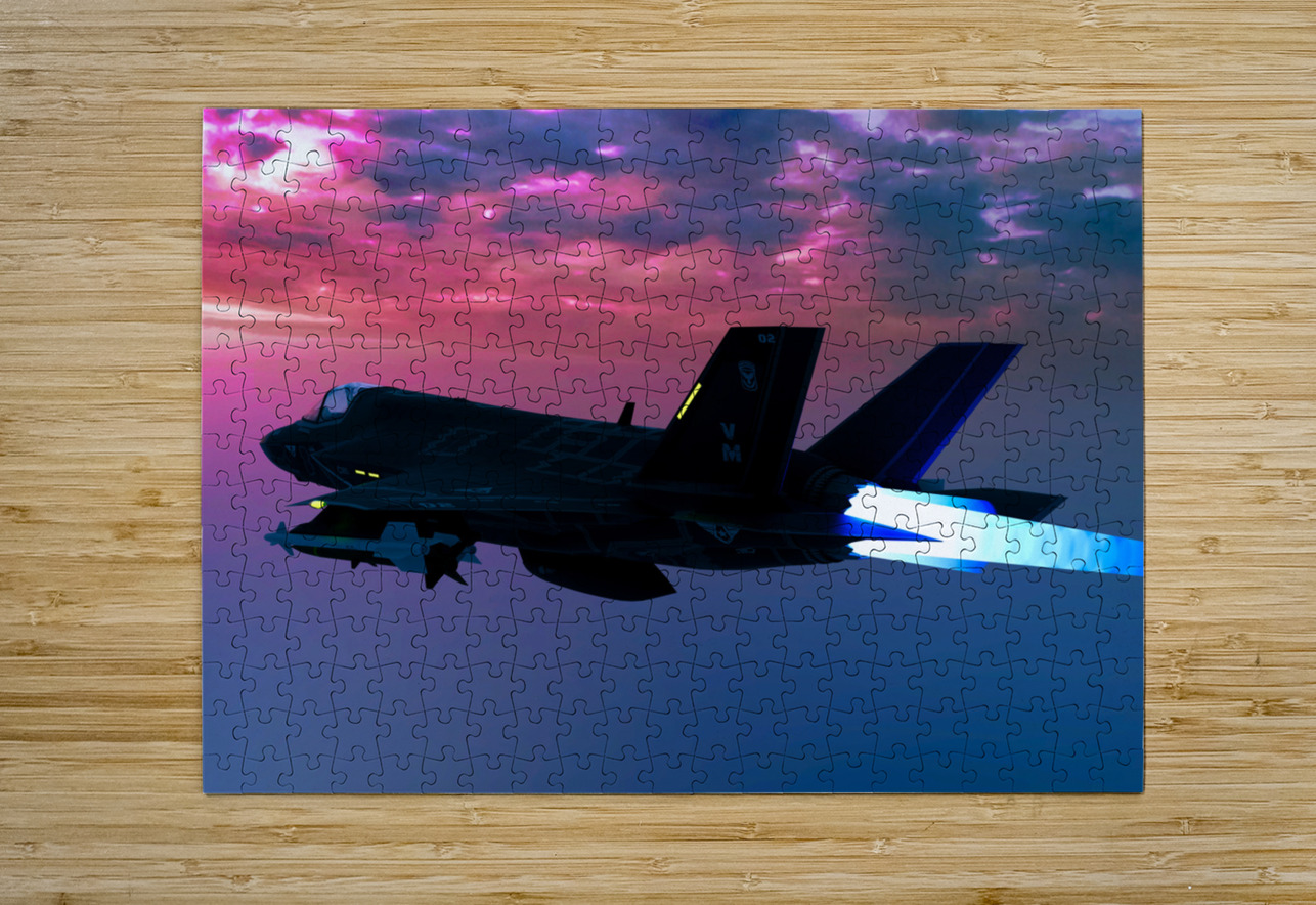 Lockheed Martin F-35 Lightning II Kevin Michael VerKamp Puzzle printing