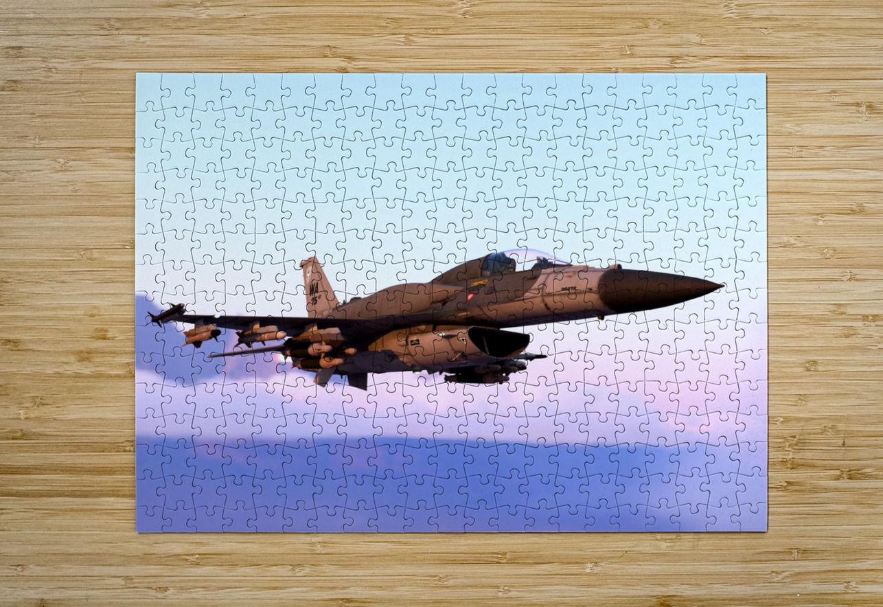 General Dynamics F-16 Fighting Falcon Kevin Michael VerKamp Puzzle printing