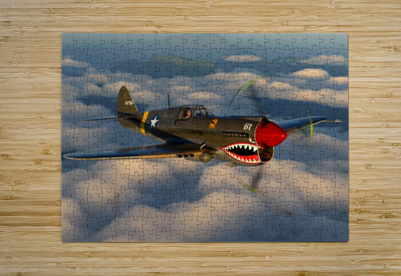Curtiss P-40 Warhawk Color Kevin Michael VerKamp Puzzle printing