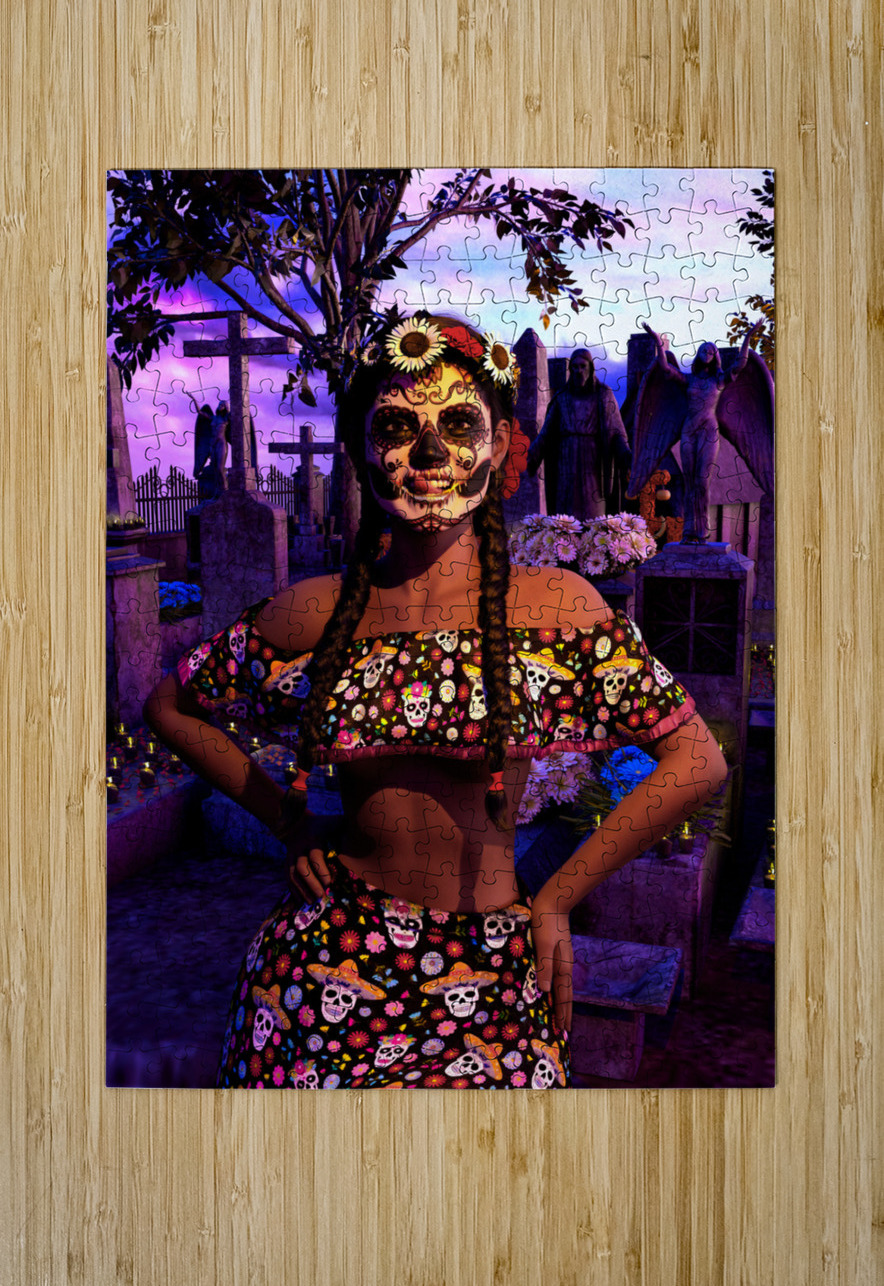 Day of the Dead - Dia de los Muertos Kevin Michael VerKamp Puzzle printing