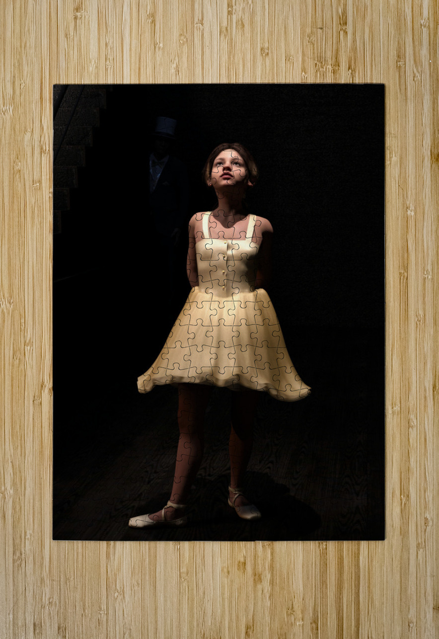 Little Dancer - Degas ballerina tribute Kevin Michael VerKamp Puzzle printing