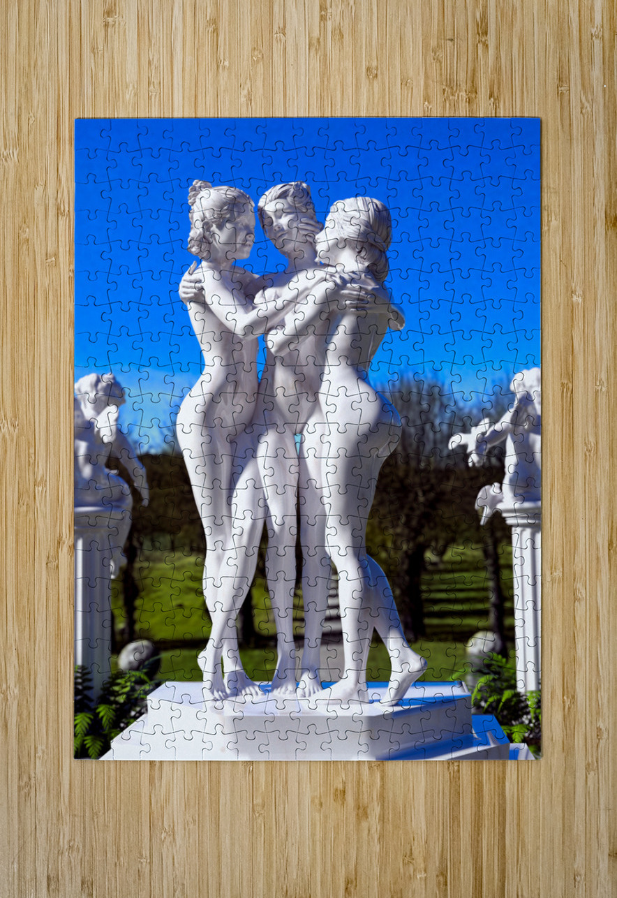The Tree Graces - Grace Beauty Charm - Aglaia Euphrosyne and Thalia Kevin Michael VerKamp Puzzle printing