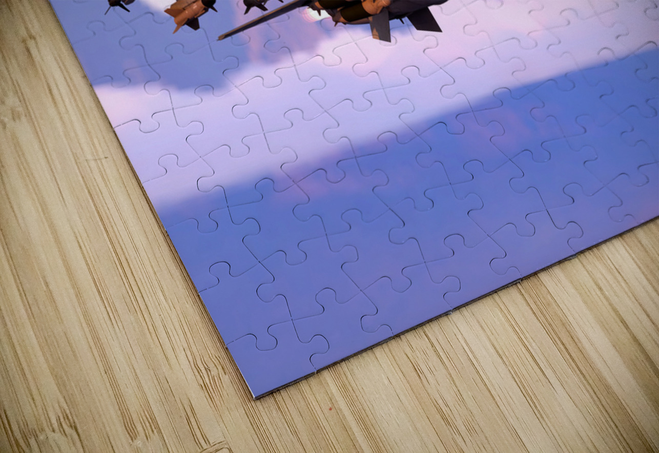 General Dynamics F-16 Fighting Falcon Kevin Michael VerKamp Puzzle