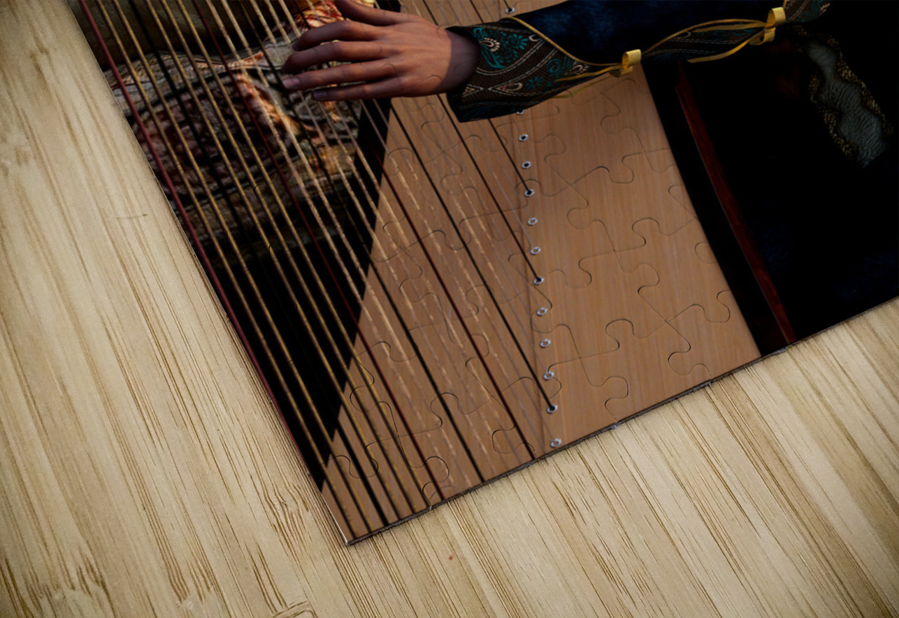 Serenade of the Celtic Harpist  Kevin Michael VerKamp Puzzle