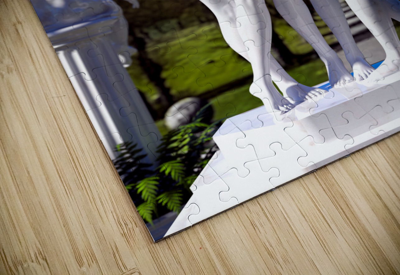 The Tree Graces - Grace Beauty Charm - Aglaia Euphrosyne and Thalia Kevin Michael VerKamp Puzzle