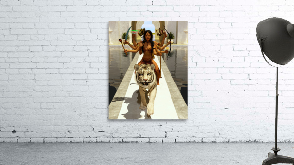 Hindu Goddess Durga Wall Preview