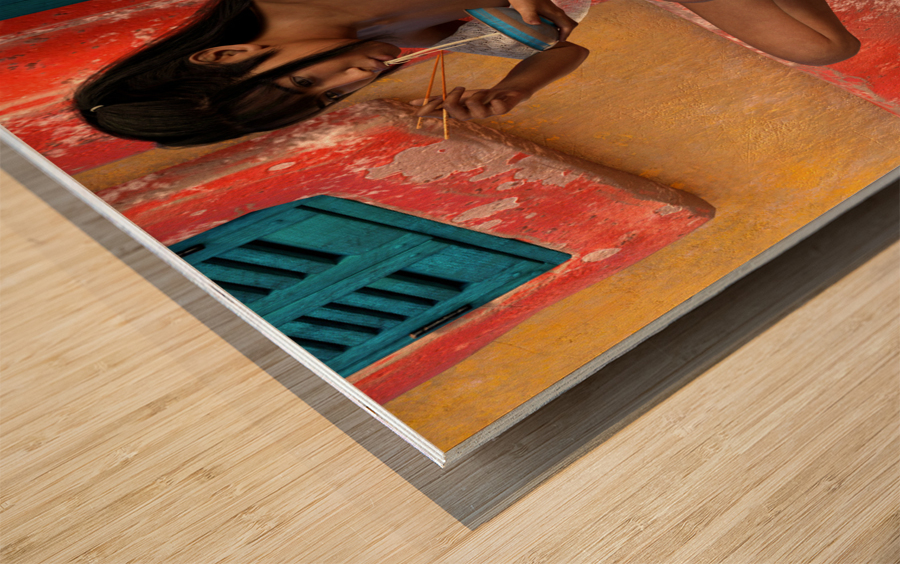 Contentment and Satisfaction Wood print