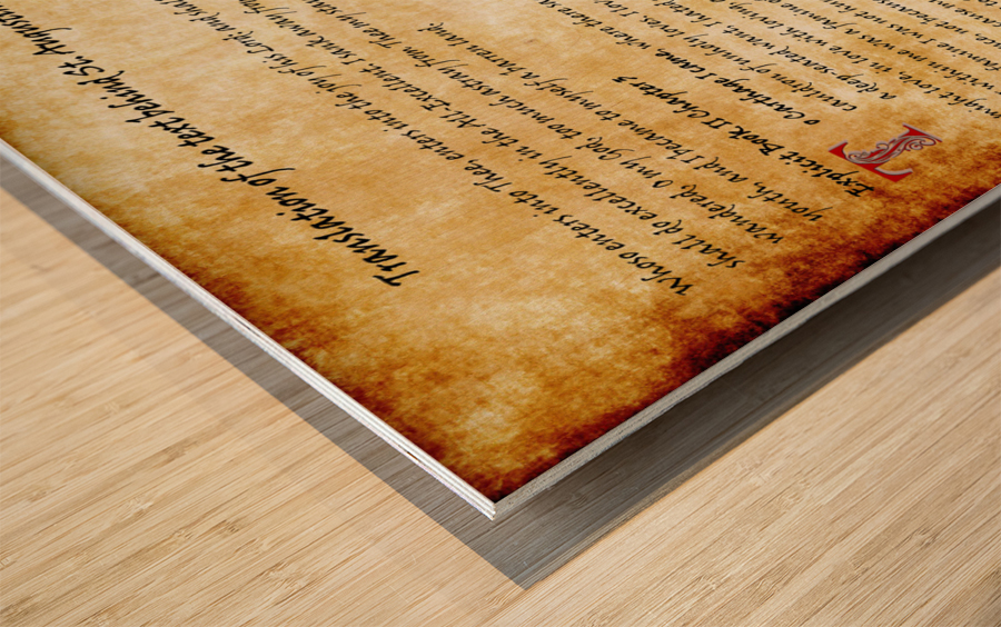 St Augustine Confessions Translation Wood print