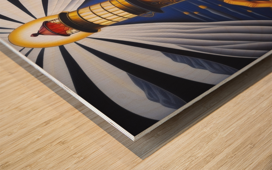 Compassions Beacon of Love Wood print